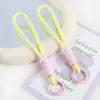Novo Cordão Colorido Simples Tecido à Mão para Celular Chaveiro Cordão Combinação de Cores Corda para Celular Corda para Copo d'Água Atacado