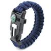 Nova Pulseira Bússola Pulseira Salva-Vidas Pulseira de Sobrevivência ao Ar Livre Apito de Sobrevivência Corda de Pulso Cinto Trançado de Paracord