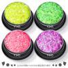 Brillo transfronterizo de 16 colores de 0.2 mm + lentejuelas mixtas de 1+2+3 mm + set de fragmentos polvo de brillo maquillaje material para arte de uñas