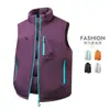 Chaleco Nuevo Engrosado con Cuello Alto para Hombre en Otoño e Invierno Chaleco Cálido a Prueba de Viento Dopamina Chaleco Chaleco Chaqueta