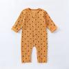 Mono Popular Estilo Nórdico 2026 Bebé Otoño Algodón Puro Lunares Ropa para Bebés Mameluco de Manga Larga
