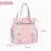 Bolso de Mano de Moda Casual, Bolsa Termo para Lonchera para Salidas, Bolsa de Almacenamiento Multifuncional, Estilo Sencillo, Color Sólido, Bolso Tote Portátil