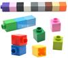 Compatível com Lego partículas grandes espesso 1x 1*1 furo alto tijolo bloco de construção parede imagem pixelizada atacado peças de reposição brinquedos de plástico