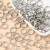 CCB Acrílico Galvanizado en Oro y Plata con Doble Agujero Redondo Flor de Amor Accesorios Bolsa de Cuentas Anillo de Cuentas Pulsera DIY Anillo de Cuentas Colgante