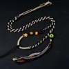 Cordón de Collar Tejido Hecho a Mano de Xizang Cordón de Colgante Multicolor de Venta Caliente Borla Vintage Cordón para Colgar Joyería Popular en Vivo