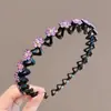 Acessório de cabelo tiara retrô fofo, tiara infantil de alta qualidade estilo Hong Kong, presilha de cabelo versátil para mulheres
