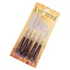 Rascador juego de 5 piezas de paleta de pintor para pigmentos, raspador para gouache, cuchillo de pintura, suministro directo de fábrica, rascador de arte de acero inoxidable para pigmentos