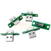 Base hembra USB 3.1 Tipo C con placa fija, interfaz de carga y datos, conector macho y hembra C, placa de prueba, inserción positiva y negativa a doble cara