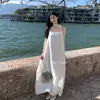 Vestido de Suspensório Simples e Doce Estilo Resort Ls Guangzhou Shisanxing 2026 Novo Vestido de Verão 23106 #