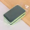 Esponja de Pulpa de Madera Verde, Absorbente, Elimina Manchas, No Grasosa, Hidratante, Paño de Limpieza de Doble Cara para Lavar Platos, Transfronterizo