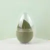 Huevo de Belleza Súper Suave Calabaza Esponja de Polvo Gota de Agua Gancho Oblicuo Caja de Almacenamiento Cáscara de Huevo Esponja de Polvo A Prueba de Polvo Maquillaje Sin Pegarse el Polvo