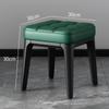 Taburete de plástico engrosado, estilo minimalista moderno, taburete redondo de plástico para adultos, silla de comedor, taburete apilable para uso de repuesto.