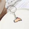 Nuevo Llavero de Bolsa de Dibujos Animados Lindo del Fabricante Colgante de Plástico Blando de PVC Ecológico Llavero Accesorios de Joyería DIY