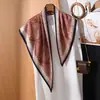 Pañuelo Triangular de Nicho Estilo Francés, Pañuelo de Seda con Diseño Retro, Accesorio Versátil y Elegante, Pañuelo Pequeño para el Cuello de Mujer, Nuevo Estilo de Moda