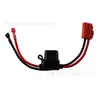 Conector de Arnés de Cables Rojo Cable de Repuesto 12 AWG Batería con Caja de Fusibles para Coche de Juguete Power Wheels