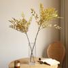 Simulación de una sola rama con múltiples tenedores Nantianzhu Zen Home Tea Room Decoración Adornos de plantas verdes Accesorios de fotografía Simulación de planta verde