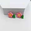 Flor de trompeta flor de tulipán parche de resina accesorios para joyería DIY pegamento cremoso material para carcasa de teléfono móvil venta al por mayor