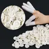Folha de Alumínio para Manicure Saco para Remoção de Esmalte com Papel Alumínio Toalha de Remoção de Esmalte Não Tecida Saco de Algodão Absorvente Prendedor para Remoção de Esmalte Protetor de Dedo de Papel Alumínio