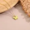 Colar de Escamas de Peixe Borboleta Design de Nicho, Simples e Versátil, Luxo Acessível Nova Corrente para Clavícula 2025 como Presente para Melhores Amigas