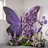 Adereços de Foto da Moda Arte em Ferro Borboleta Grande Decoração 3D Display Arte em Papel Arranjo de Corredor de Floricultura Enfeites