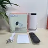 Mini Proyector Hy300 Duplicación de Pantalla Inalámbrica HD 1080P Cine en Casa Proyección Portátil de Barril