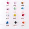 Chaveiro de Contas Tira de Silicone Corda de Couro Pingente Acessórios de Metal Argola de Aço Fivela de Porta Anel de Cartão Pequeno