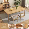 Mesa de Comedor para Uso Doméstico, Adecuada para Apartamentos Pequeños, Mesa de Comedor Rectangular para Habitaciones de Alquiler, Escritorio de Estudio, Juego Simple de Mesa y Sillas de Comedor para Negocios