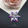 Accesorios de Aleación con Pedrería en Forma de Flor Ropa de Baile Disfraces Latinos Parches de Pedrería Pedrería Cosible a Mano DIY Vestidos de Novia Zapatos Bolsas