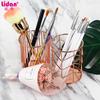 Ferramentas de Manicure Estilo Escandinavo Metal Ferro Porta-Canetas Multifuncional Caixa de Armazenamento Pincel de Maquiagem Porta-Canetas de Manicure Porta-Canetas