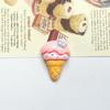 Imitação de comida e jogar sorvete acessórios de resina DIY Hole Shoes Mobile Phone Shell Hairpin Head Rope Refrigerator Sticker Decoration Material