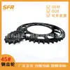 Sfr428-48T-15T Piñón de Motocicleta Reducción de Ruido Resistente al Desgaste Capacidad de Carga Fuerte Acero 45# Precio del Engranaje Negociable