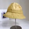 Chapéu de Pescador Patchwork com Borda Curva Respirável Único, Chapéu de Sol de Verão Elegante e Versátil para Mulheres, Chapéu de Tecido para Proteção Solar ao Ar Livre, Moderno