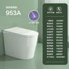 Apartamento pequeno doméstico luz inteligente vaso sanitário tamanho pequeno sifão automático escudo de espuma de vaso sanitário instantâneo 58cm59cm