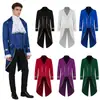 Ropa de Comercio Exterior Europea y Americana Manzhixin de Venta Caliente Estilo Retro Medieval Chaleco de Cola de Longitud Media Disfraz de Halloween