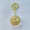 Chaveiro de Moeda de Ouro do Ano do Cavalo Doze Signos do Zodíaco Pingente de Medalha Comemorativa Souvenir do Banco de Seguros Presente de Ano Novo