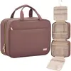 Bolsa de cosméticos colgante popular personalizada transfronteriza con compartimentos, bolsa de aseo en capas, bolsa de almacenamiento de viaje impermeable, bolsa Lion Ling