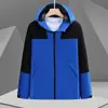 Chaqueta exterior con logo personalizado, chaqueta con capucha unisex, abrigo de trabajo, ropa de trabajo para montañismo bordada, cortavientos e impermeable