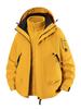 2518 Popular Chaqueta Tres en Uno para Mujer, Forro Polar Desmontable, Traje de Esquí Sólido a Prueba de Viento e Impermeable para Parejas