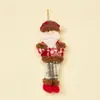 Suministros Navideños Personalizados Piernas Largas Pies Colgantes Muñeco de Navidad Colgante Transfronterizo Anciano Muñeco de Nieve Ciervo Oso Decoración de Árbol de Navidad