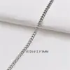 Corrente de Botões em Forma de Oito Decoração DIY Corrente Torcida de Aço Inoxidável Corrente para Pendurar Placa de Publicidade Corrente para Pendurar Roupas Jeans Corrente de Metal