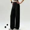 Pantalones de Yoga Sueltos para Mujer 2026 Primavera/Otoño Traje de Entrenamiento de Manga Larga Pilates Conjunto de Fitness Pantalones de Pierna Ancha para Correr