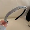 Faixa de Cabelo Fina Estilo Coreano com Estampa Xadrez e Bolinhas para Mulheres Topo da Cabeça Pressionando o Cabelo Não Aperta o Cabelo Prendedor de Cabelo Acessório de Cabelo Diário