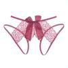 Primeiro Amor Divertido Calcinha Transparente Sem Fundo Puro Desejo Tentação Calcinha com Fenda Sexy Direto para Calcinhas de Seda