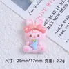 Lindo moño animal pequeño caricatura diy pegamento de crema resina pequeños accesorios hebilla zapato agujero material joyería al por mayor