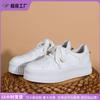 Zapatos de Mujer Huizhou 2025 Primavera y Verano Zapatos Nuevos Tenis de Primavera para Mujer Zapatos de Plataforma Pequeña Sexy Zapatos Blancos