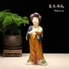 Cerâmica Tang Sancai Ornamento de Servente Caixa de Presente Mascote Abertura de Casa Sala de Estar Escritório Acessórios para Casa