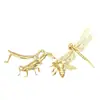 Novo Ornamento de Libélula de Latão Antigo Estilo Chinês Criativo Pet de Chá para Casa Decoração de Mesa de Escritório Brinquedo Antigo Suprimento para Barraca de Rua