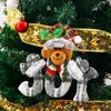 Colgantes de Tela Navideños, Muñecos Navideños, Colgantes Pequeños, Colgantes para Árbol de Navidad, Decoraciones, Colección de Colgantes Pequeños para Regalo