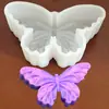 Molde de Silicona para Vela Aromática de Mariposa Jabón Artesanal DIY Piedra Difusora de Jabón Adorno de Yeso de Mariposa Molde de Silicona