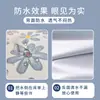Sábana a prueba de orina de gato, funda impermeable para cama de mascota, resistente al pelo de gato, a cuadros azules y blancos, cubierta grande resistente al agua para el pelo de gato para la cama